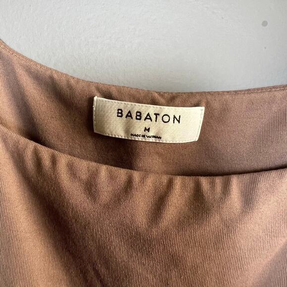 Aritzia Babaton Scoop Neck Body Suit Size Medium - Picture 3 of 6